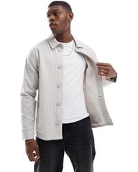French Connection - French Connection Linen Utility Shacket - Lyst