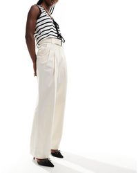 Mango - Belted Tailored Trouser - Lyst