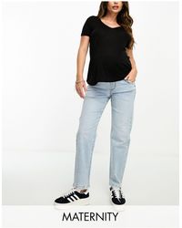 Cotton On - Cotton on maternity – elastische jeans mit geradem schnitt - Lyst