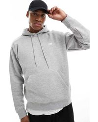 New Balance - Small Logo Brushed Hoodie - Lyst