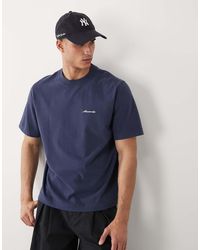 Abercrombie & Fitch - Boxy Oversized Short Sleeve Italic Logo T-shirt - Lyst
