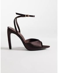 Public Desire - Caught On Tie Leg Heeled Sandals - Lyst