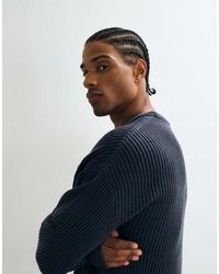 JJ Rebel - Crew Neck Structured Jumper - Lyst
