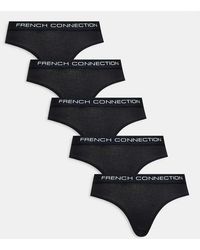 French Connection - 5 Pack Cotton Ladies Briefs - Lyst