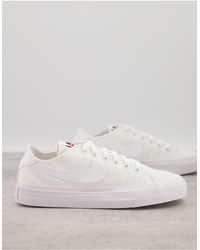 Nike Court Legacy Canvas Sneakers - White
