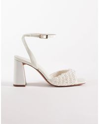 ASOS - Wide fit – honour – perlenverzierte, filigrane sandalen - Lyst