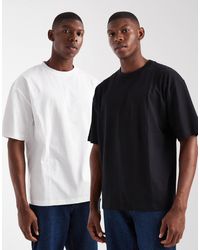 ASOS - Essentials 2 Pack Oversized T-Shirts - Lyst