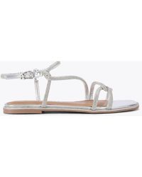 KG by Kurt Geiger - Priya Flat Sandals - Lyst