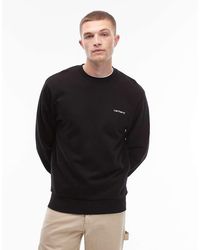Carhartt - Script Embroidery Sweatshirt - Lyst