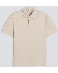 Aspesi - Polo-Shirt Mit Kurzen Armeln Aus Baumwolljersey - Lyst