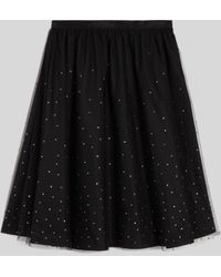 Aspesi - Rock Ritia Mit TãLl Und Swarovski - Lyst
