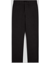 Aspesi - Hose Adrien Aus Einem Geflammten Leinengemisch - Lyst