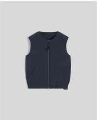 Aspesi - Wasserabweisende Weste Aus Bi-Stretch-Nylon - Lyst