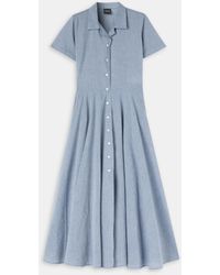 Aspesi Kleid aus baumwolle - Blau