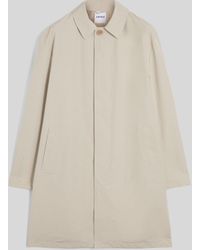 Aspesi - Mantel Aus Baumwollgemisch-Canvas - Lyst