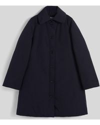Aspesi - Mantel Sangria Aus Canvas Aus Einem Baumwollmischgewebe - Lyst