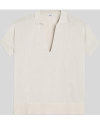 Aspesi - Pullover Aus Baumwolle Mit V-Ausschnitt - Lyst