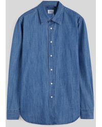 Aspesi - Hemd Sterling Ii Aus Leichtem Denim - Lyst
