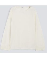 Aspesi - Langarmeliger Pullover Aus Seide, Baumwolle Und Kaschmir - Lyst
