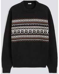 Aspesi - Crewneck-Pullover Aus Einer Mischung Aus Baumwolle, Hanf Und Wolle - Lyst