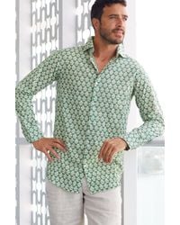 Aspiga - Sustainable Printed Cotton Shirt Batik Pattern Summer Holiday-Xxl - Lyst