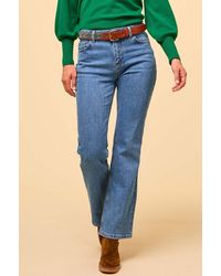Aspiga - Ladies Sustainable Boot Cut Jeans Wash Cotton - Lyst