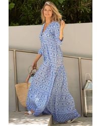 Aspiga - Mykonos Maxi Dress | White - Lyst