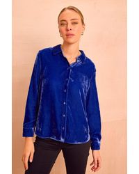 Aspiga - Ladies Ethical Velvet Viscose Shirt - Lyst