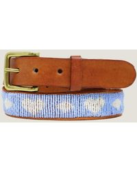 Aspiga - Ladies Sustainable Kenyan Beaded Belt Leather And Glass Beads Heart - Lyst