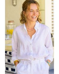 Aspiga - Ladies Sustainable Collared Relaxed Fit Shirt Summer Beach Holiday - Lyst