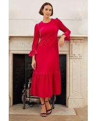 Aspiga - Ladies Ethical Victoria Velvet Viscose Dress - Lyst