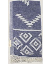 Aelia Anna - Aspiga Ladies Sustainable Cotton Pestemal Greek Absorbent Beach Towel - Lyst