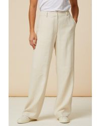 Aspiga - Ladies Sustainable Blend Trousers Oatmeal Cream Summer Wedding Guest Co Ord - Lyst