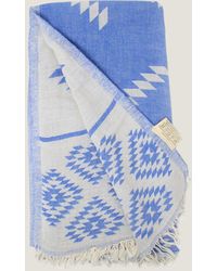 Aelia Anna - Aspiga Ladies Sustainable Cotton Pestemal Greek Absorbent Beach Towel - Lyst