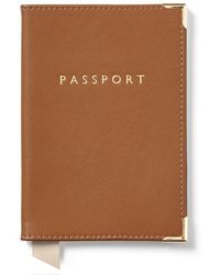 Aspinal of London - Smooth Passport Cover - Lyst
