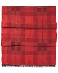 Aspinal of London - Silk Check Scarf - Lyst