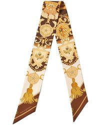Aspinal of London - Skinny Silk Scarf - Lyst