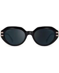 Aspinal of London - Amelia Oval Sunglasses - Lyst