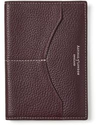 Aspinal of London - Hudson Passport Cover - Lyst