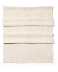 Aspinal of London - Silk Check Scarf - Lyst