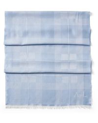 Aspinal of London - Silk Check Scarf - Lyst