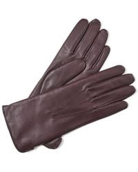 Aspinal of London - Cashmere Lined Leather Gloves - Lyst
