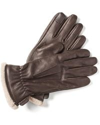 Aspinal of London - Deerskin Leather Gloves - Lyst