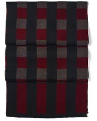 Aspinal of London - Exploded Check Wool Scarf - Lyst