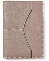 Aspinal of London - Hudson Passport Cover - Lyst
