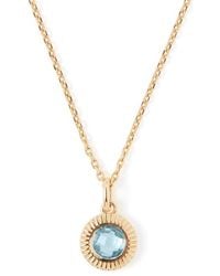 Aspinal of London - Gemstone Pendant Necklace - Lyst