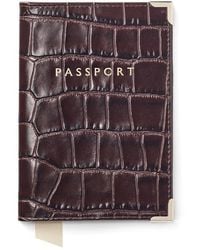 Aspinal of London - Passport Cover - Lyst