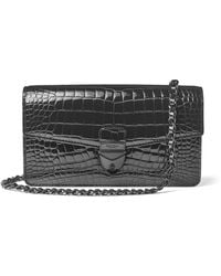 Aspinal of London - Mayfair Clutch 2 Leather Crocodile Print Bag - Lyst
