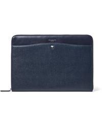 Aspinal of London - 16-Inch City Laptop Leather Folio Case - Lyst