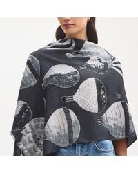 Aspinal of London - Merino & Silk Stole - Lyst